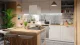 Berdsen 40 cm Island Cooker Hood with 2 Carbon Filters, White