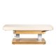 Electric SPA Beauty Bed Sillon Comfort with wood base, cream