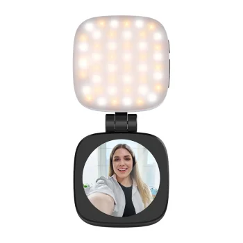 Neewer NL48B Magnetic LED Selfie Light for Smartphone, Black