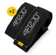 4Fizjo 1704 Deadlift Training Straps, Black