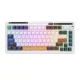 Wireless mechanical keyboard Royal Kludge KZZI K75 pro RGB, Eternity Switch (black and white)