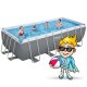 Bestway 56670 Power Steel Frame Pool 488x244x122 cm
