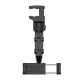 Adjustable Car Rearview Mirror Smartphone Holder Black