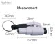 Car Safety Hammer T-Phox with Window Breaker and Seatbelt Cutter, Black