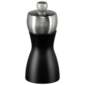 Peugeot FIDJI Pepper Mill 12 cm, Beech Wood Matt Black