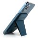 Uniq Lyft magnetic phone stand snap-on stand and card holder blue/blue