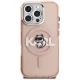 Karl Lagerfeld IML Choupette Sketch MagSafe Case for iPhone 16 Pro Max Pink