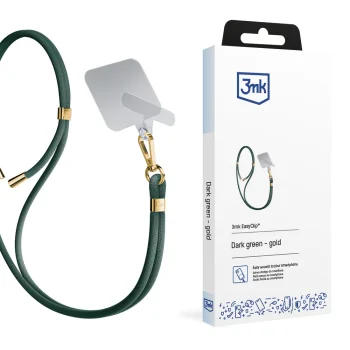 3mk EasyClip Smartphone Lanyard, Green