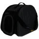 Purlov Foldable Pet Carrier Bag, Black
