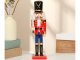Christmas Wooden Nutcracker, Decorative Figurine, 30 cm