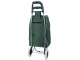 Foldable Shopping Trolley Bag on Wheels, Green