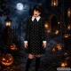 Wednesday Addams vaikiškas kostiumas - suknelė, 115–125 cm