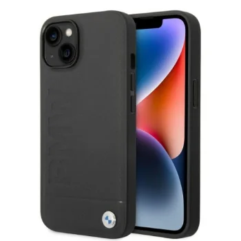 BMW Signature Logo Imprint MagSafe Case for iPhone 14, Black