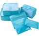 Travel Organizer 6 Pcs, Blue
