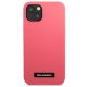Apple iPhone 13 mini 5.4\" Karl Lagerfeld Silicone Plaque Case Cover (KLHCP13SSLMP1PI), Fuchsia