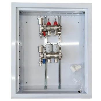 Underfloor Heating Manifold 2 Loops with NC 230V Actuators
