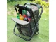 Folding Fishing Chair with Backpack and Cooler Bag 3-in-1, Camouflage