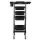 Gabbiano FX11-2 Hairdressing Trolley, Black