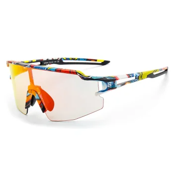 Rockbros Photochromic Cycling Glasses with UV Protection and Corrective Insert, Multicolor