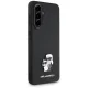 Karl Lagerfeld Saffiano Case for Samsung Galaxy A56, Black