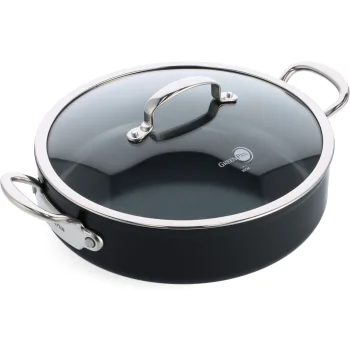 GreenPan Barcelona Pro Sauté Pan with Lid 30cm 5.5L Black