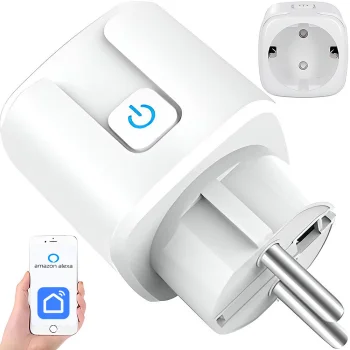 Smart Life Wi-Fi Socket — smart plug with power monitoring and app/voice control (Alexa, Google Assistant)