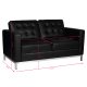 Gabbiano BM18019 Waiting Room Sofa, Black