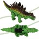 Remote-controlled dinosaur - RC Stegosaurus - walks, lights up, and roars.
