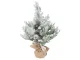 Small Artificial Christmas Tree with Snow, 45 cm, Green