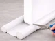 Under Door Draft Stopper Foam Seal Cold Air Blocker 96cm, White