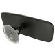 Wide-Angle Car Rearview Mirror with Suction Cup KX7655, Black
