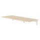 Maclean MC-128 WD Folding Shelf / Table, 100x40cm, Light Wood