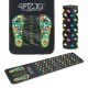 4Fizjo Acupressure Foot Massage Mat with Stones, 140 x 35 cm, Black