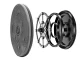 Rotating Fitness Twister Disc with Foot Massage and Magnets, Black
