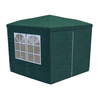 Garden tent pavilion 6 walls pe green