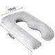 Multifunctional Maternity Pregnancy and Breastfeeding Pillow U-shape, 140x70cm