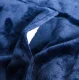 Warm hoodie blanket with hood and large pocket, blue