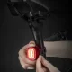 Rockbros Q2S LED Rear Bike Light with Smart Stop System, Black