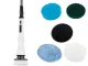 Cordless Electric Spin Scrubber with Telescopic Handle