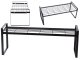 Single-Tier Metal Kitchen Shelf Organizer, Black