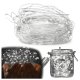 Christmas Wire Fairy Lights 100 LED Battery Operated, 10 m, Cold White