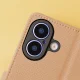 Smart Triangle Wallet Case for Xiaomi Redmi A7 Pro, Brown