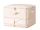Compression Storage Bag Organizer for Clothes and Bedding 70L, Beige