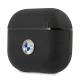 BMW Genuine Leather Case for AirPods 3 - Black