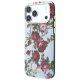 Guess Blossom Roses Print MagSafe case for iPhone 18 Pro / 17 Pro, blue