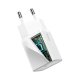 Baseus Super Si Quick Charger 1C 20W with USB-C to Lightning Cable 1m, White