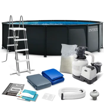 Intex 26330 Frame Pool 549 x 132 cm (12-in-1 Set)