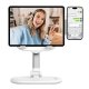 Adjustable Tablet and Phone Desk Stand Baseus Seashell, white