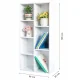 ModernHome WYJ-071 White Bookcase Shelving Unit