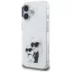 Karl Lagerfeld IML Aquarelle Karl & Choupette iPhone 16 Case - White